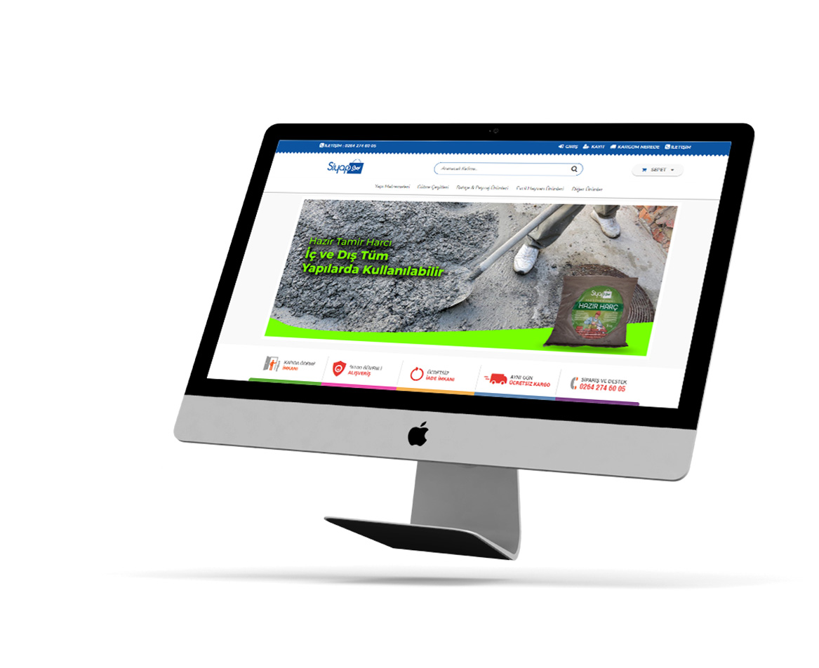 Siyapshop E-ticaret site tasarım